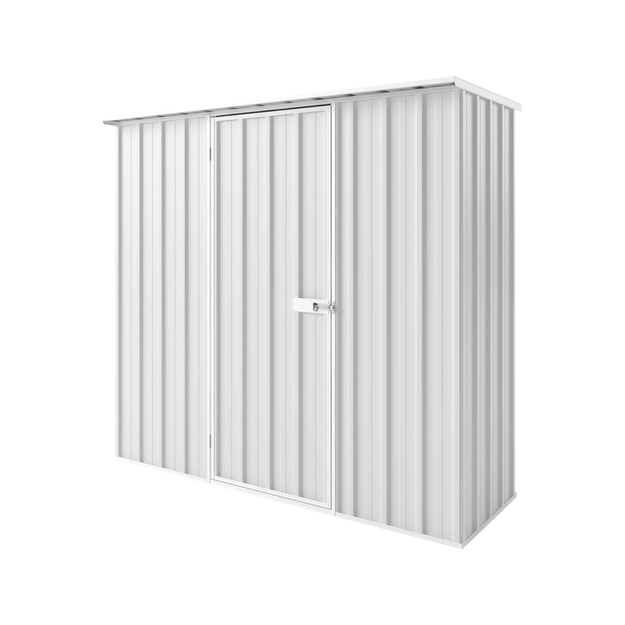 2.25m x 0.78m Flat Roof Garden Shed - Image 10