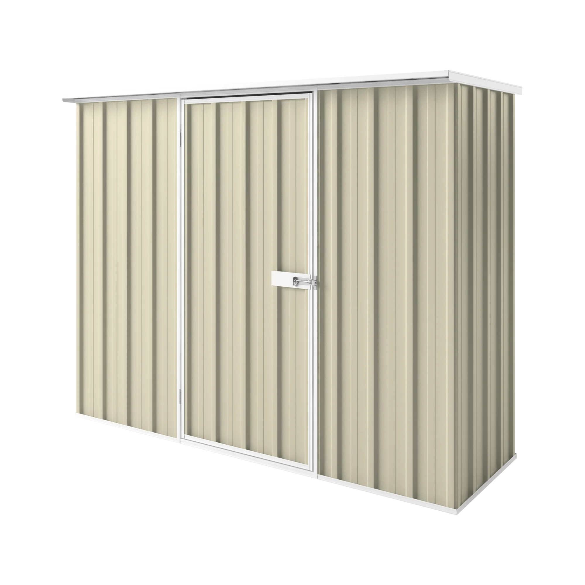 2.25m x 0.78m Flat Roof Garden Shed - Image 3