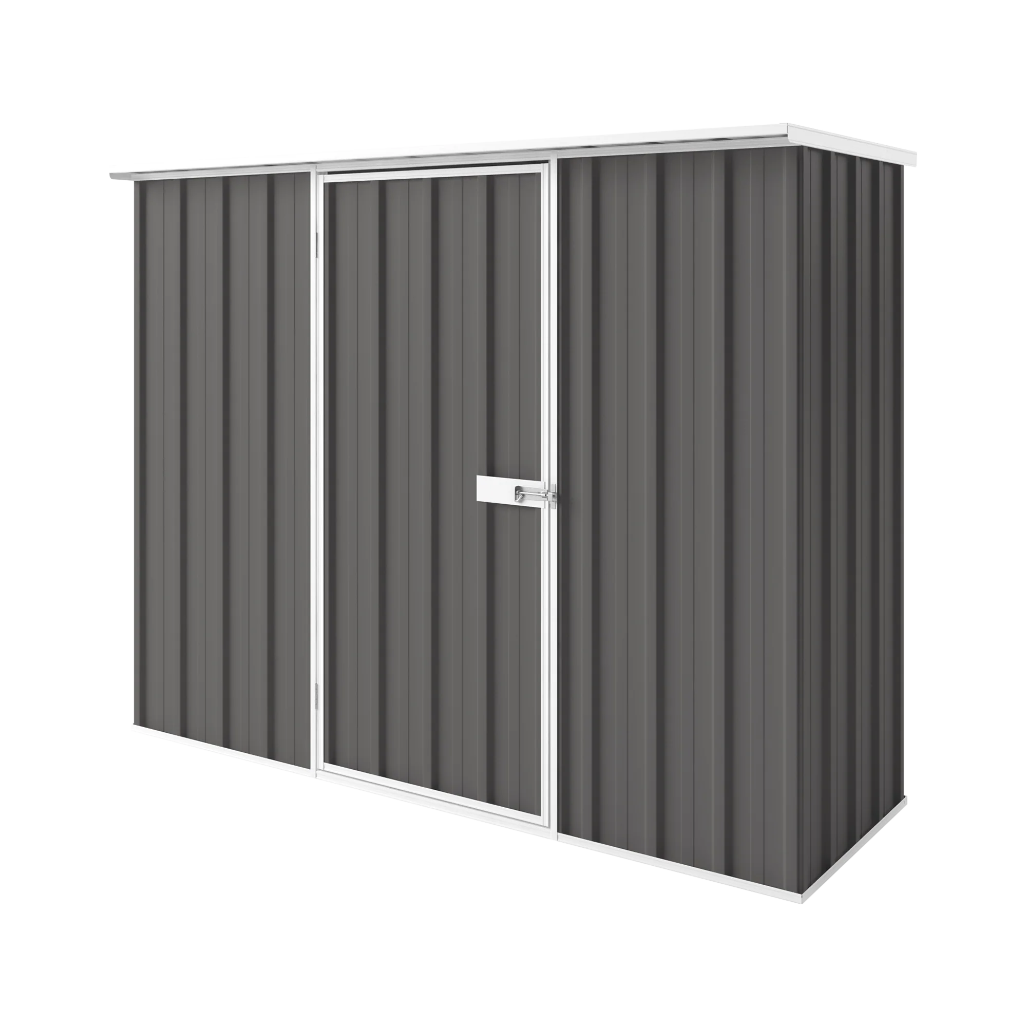 2.25m x 0.78m Flat Roof Garden Shed - Image 4