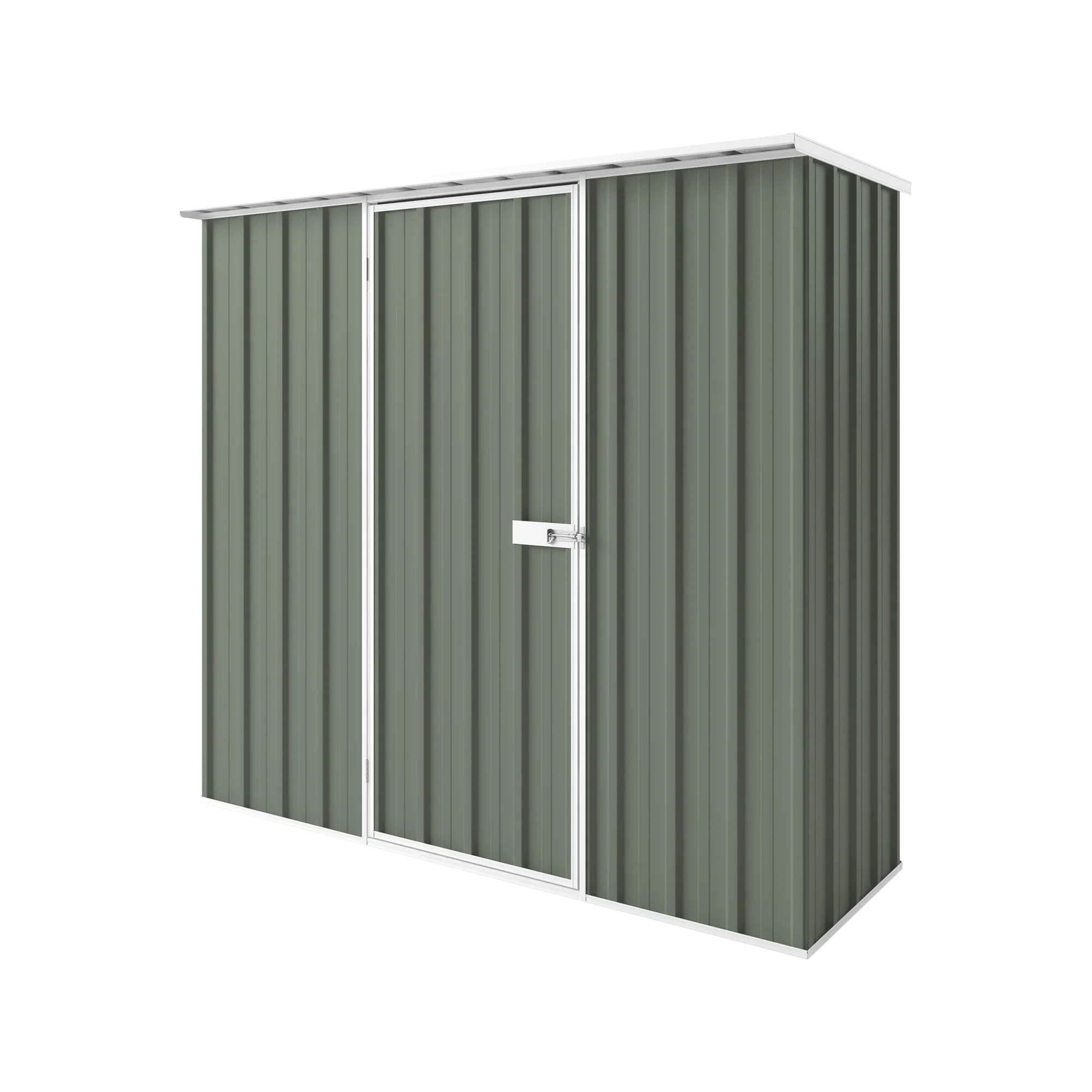 2.25m x 0.78m Flat Roof Garden Shed - Image 7