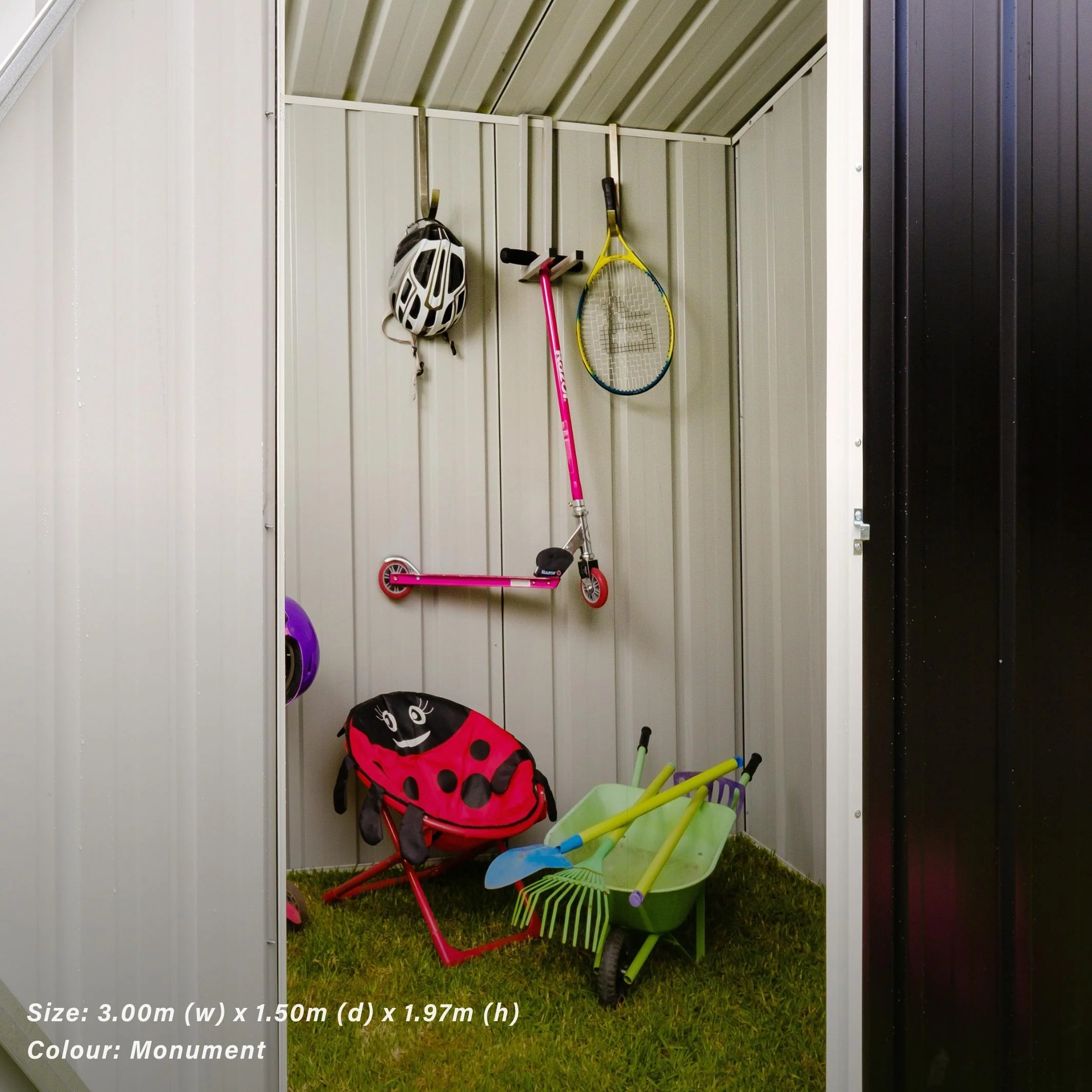 1.5m x 1.5m Gable Roof Garden Shed - Image 26