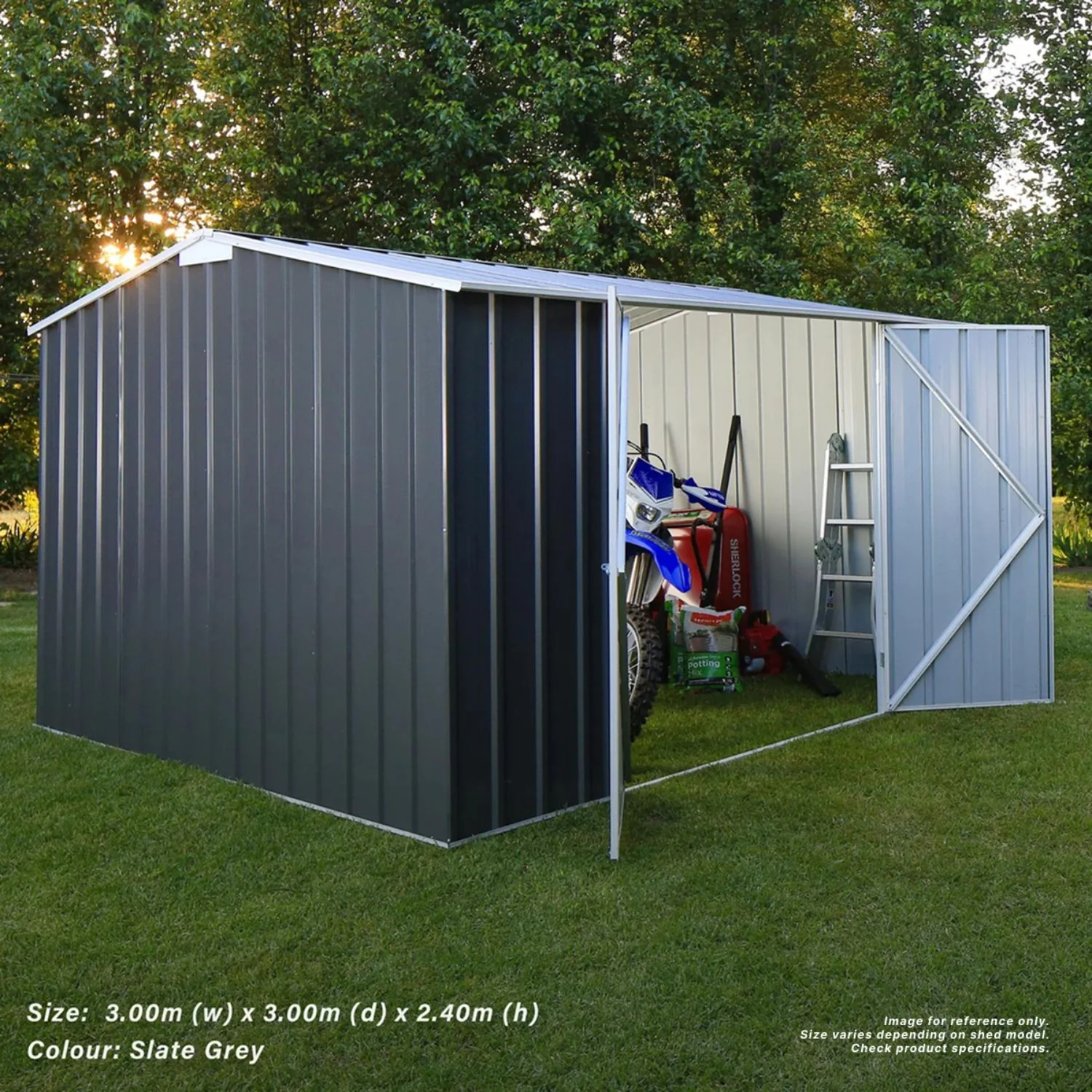 3m x 3m Gable Roof Garden Shed - Image 26