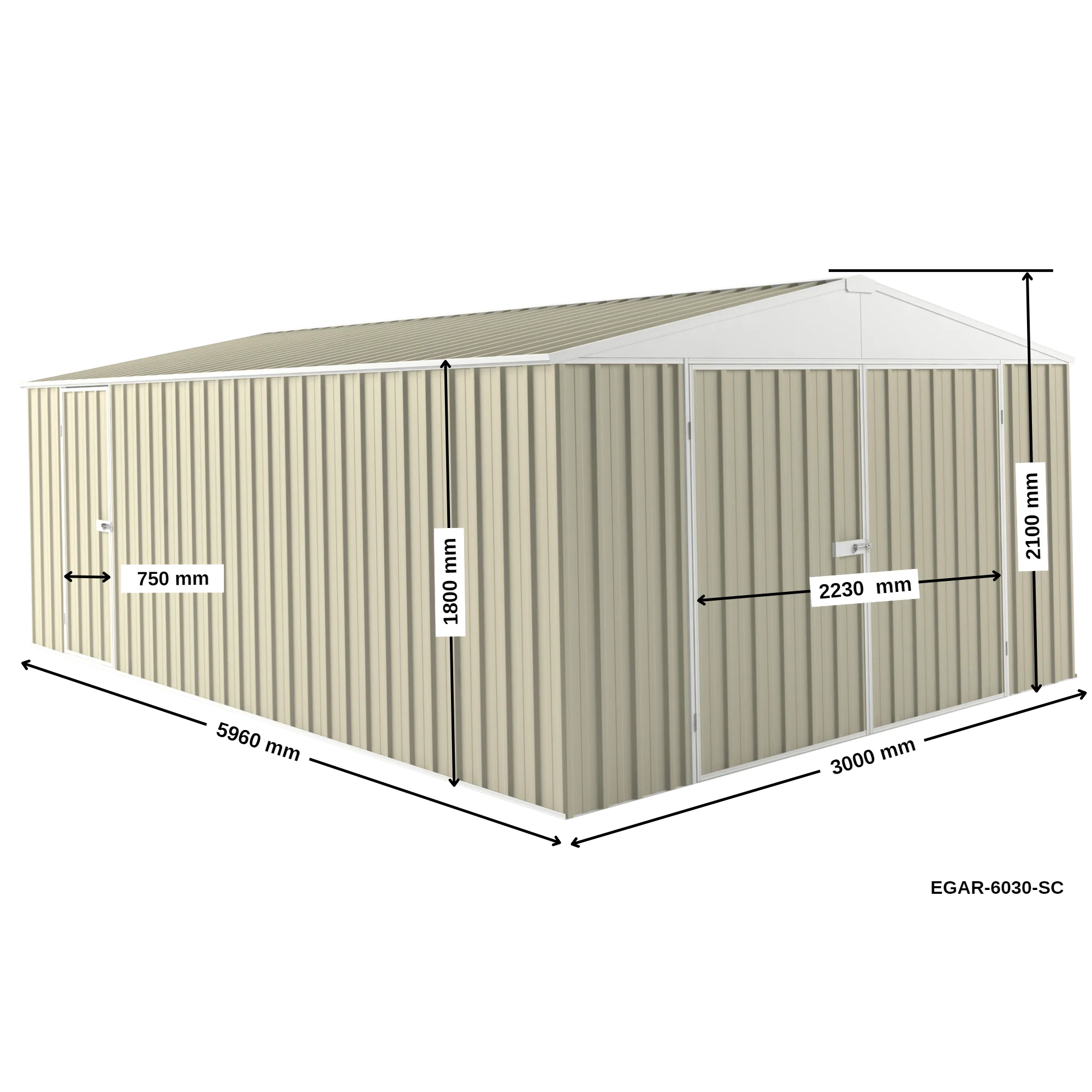 3m x 6m Garage Shed - Image 26