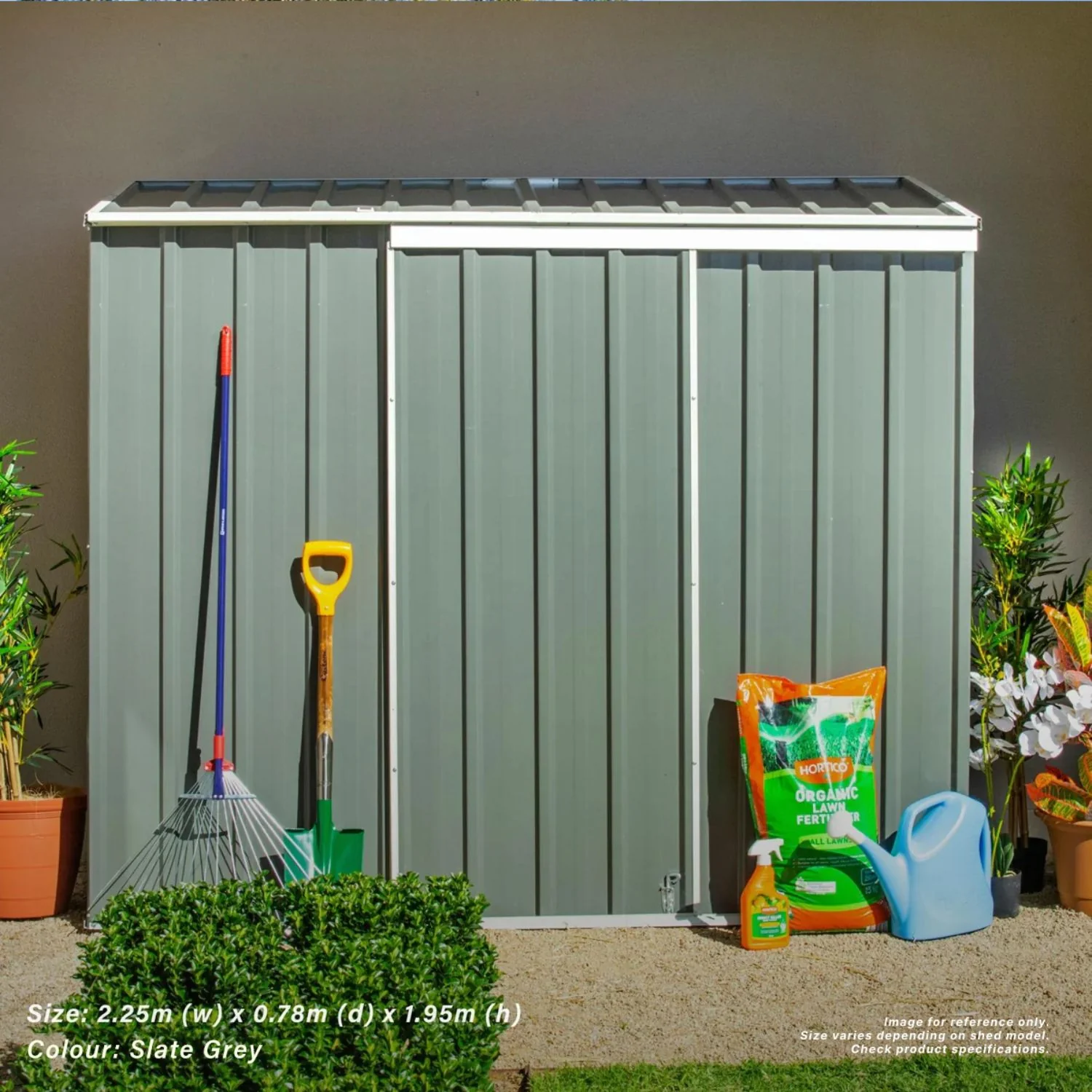 3m x 0.78m Narrow Slider Garden Shed - Image 14