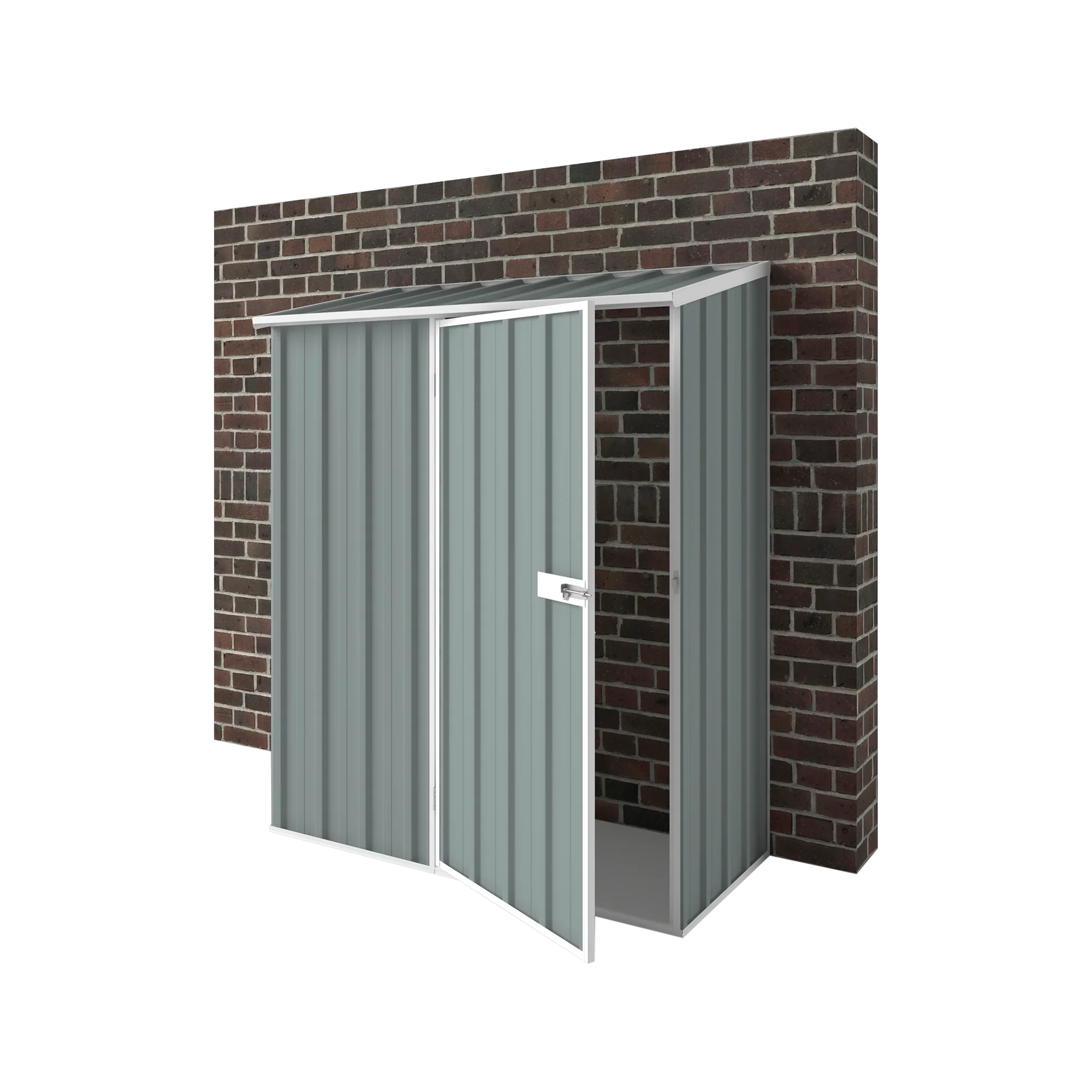 1.5m x 0.78m Off The Wall Garden Shed - Image 10