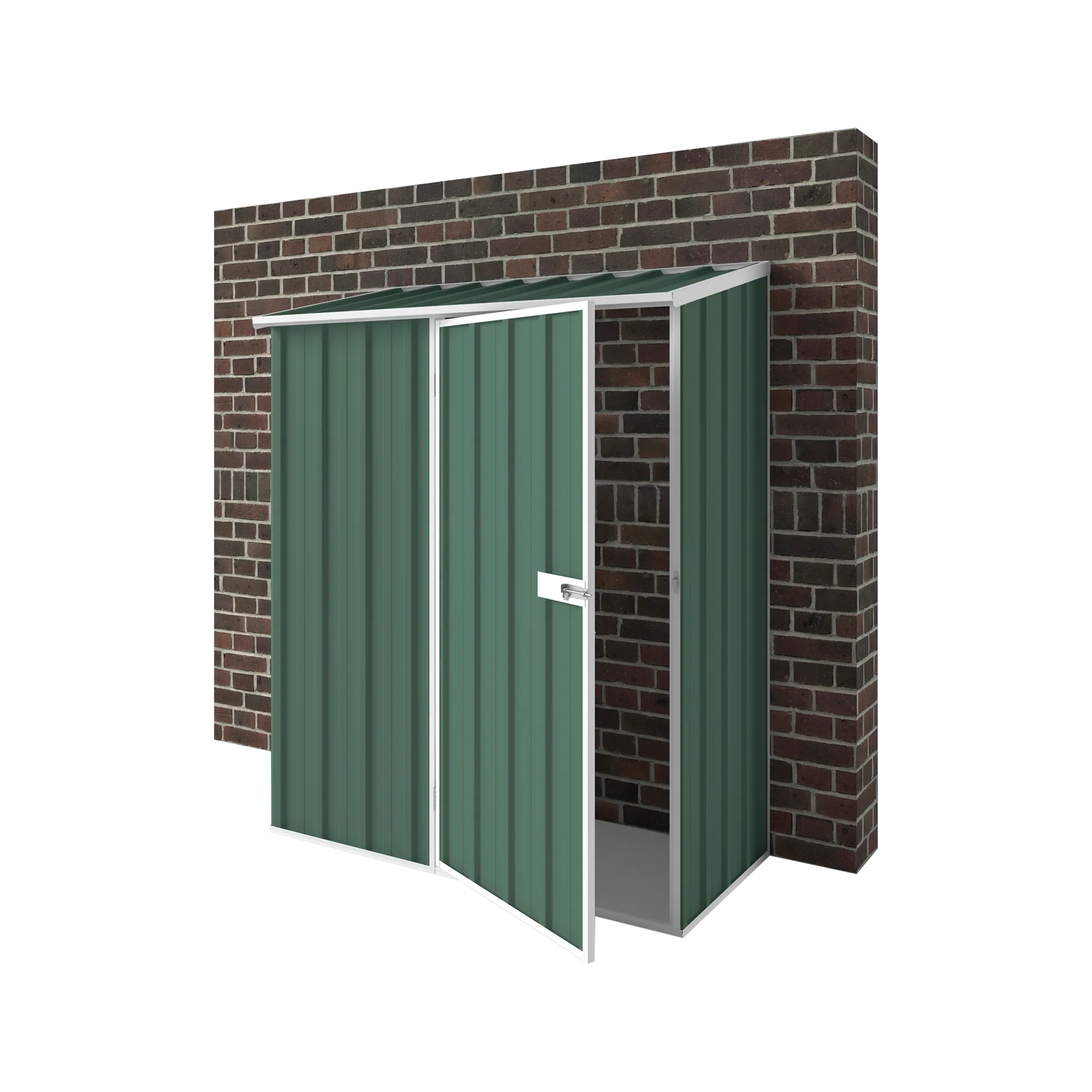 1.5m x 0.78m Off The Wall Garden Shed - Image 11