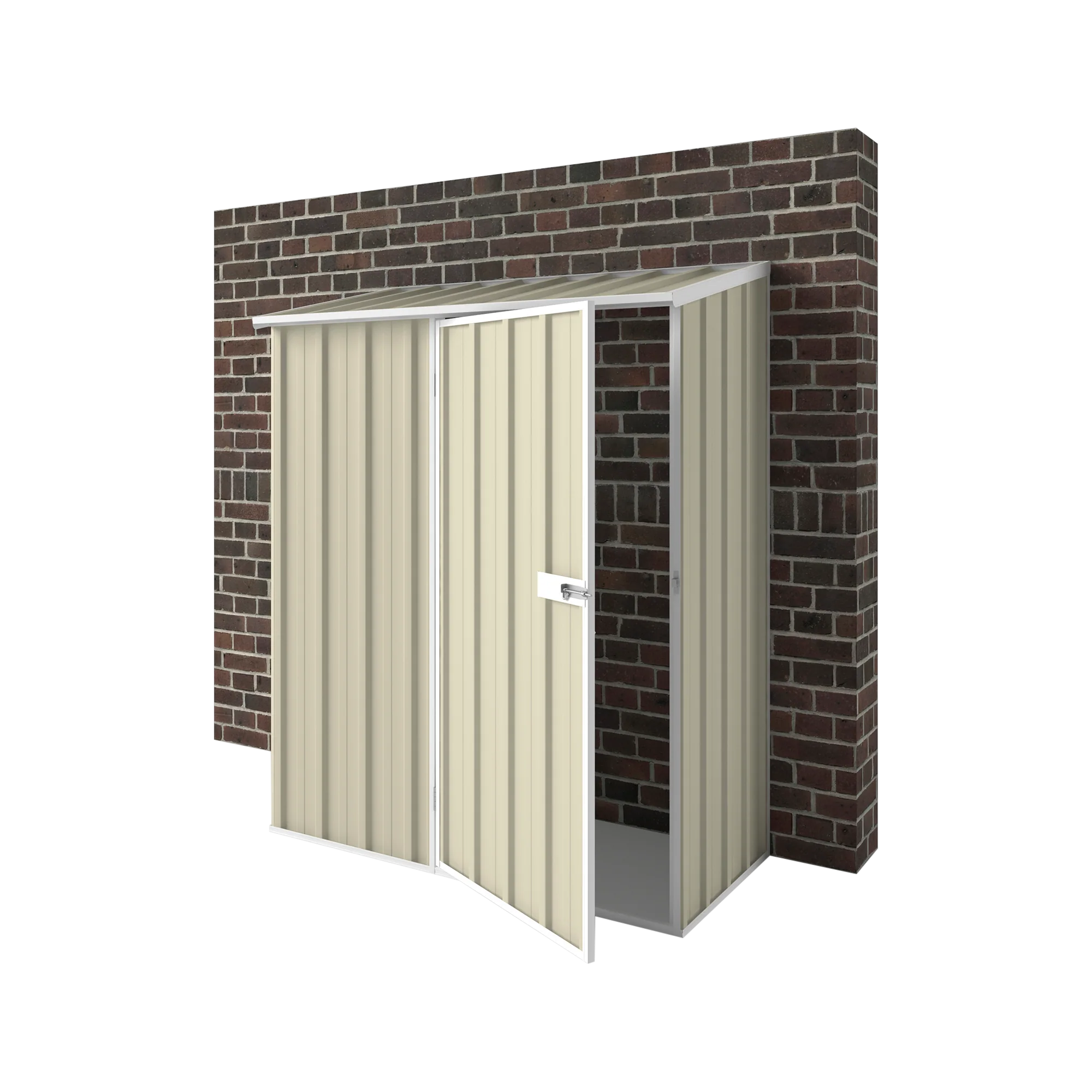 1.5m x 0.78m Off The Wall Garden Shed - Image 3