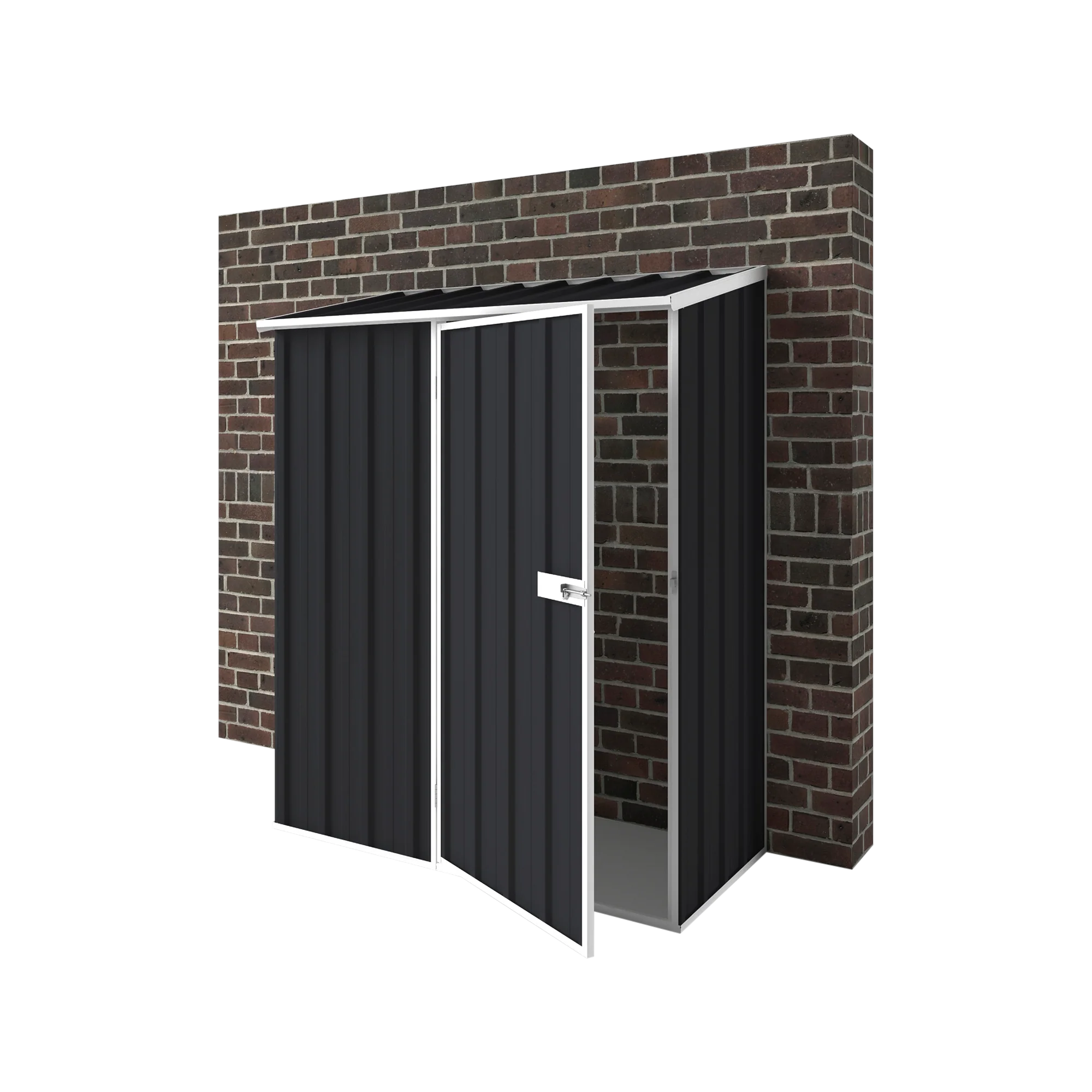 1.5m x 0.78m Off The Wall Garden Shed - Image 5