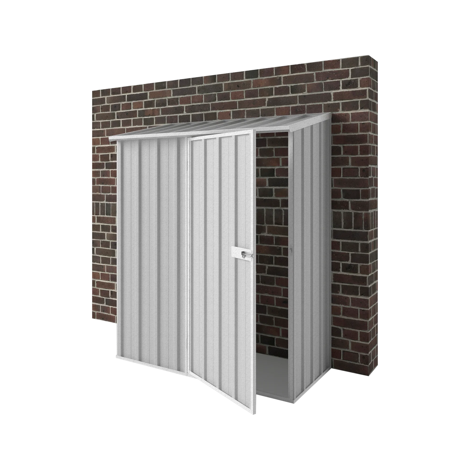 1.5m x 0.78m Off The Wall Garden Shed - Image 6