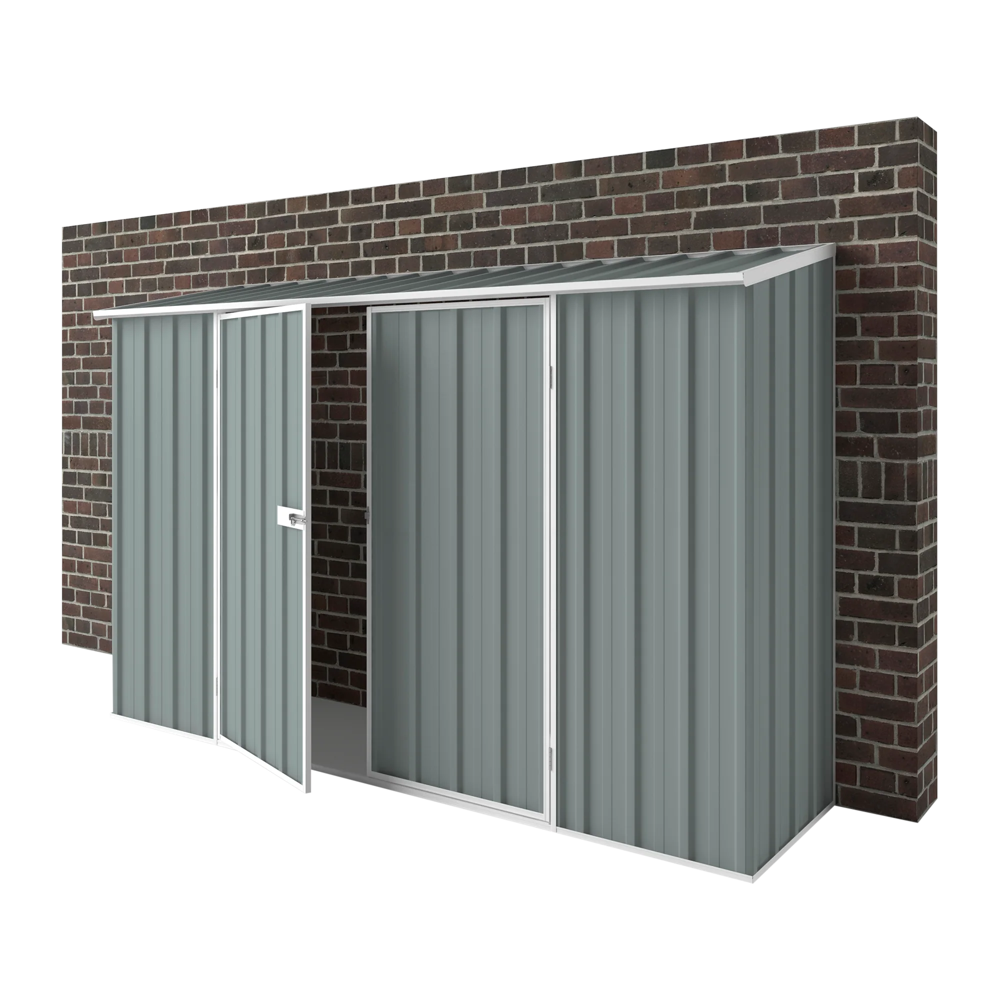 3m x 0.78m Off The Wall Garden Shed - Image 7