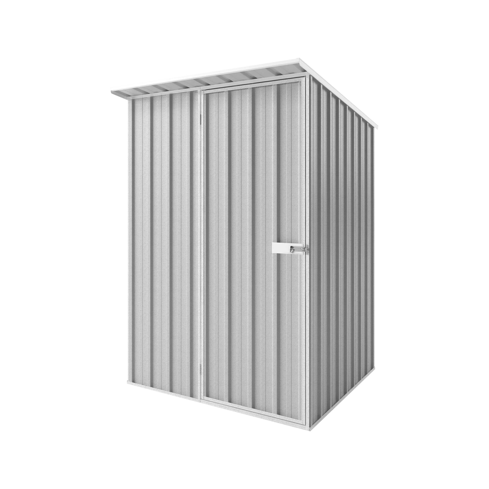 1.5m x 1.5m x 2.1m Skillion Roof Garden Shed - Image 6