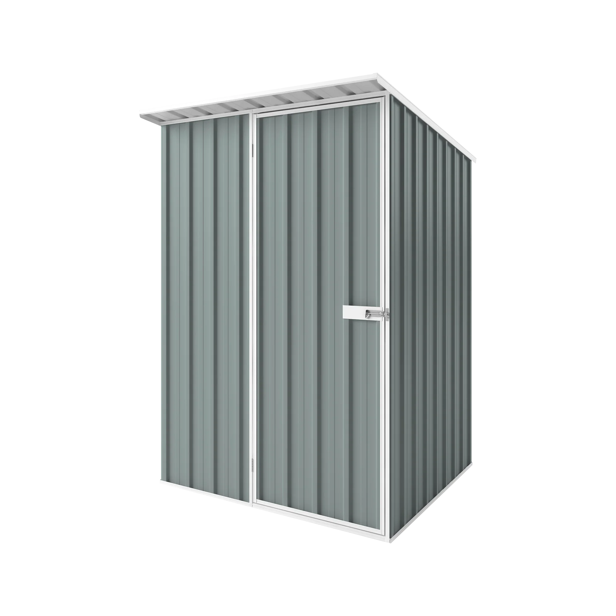 1.5m x 1.5m x 2.1m Skillion Roof Garden Shed - Image 7